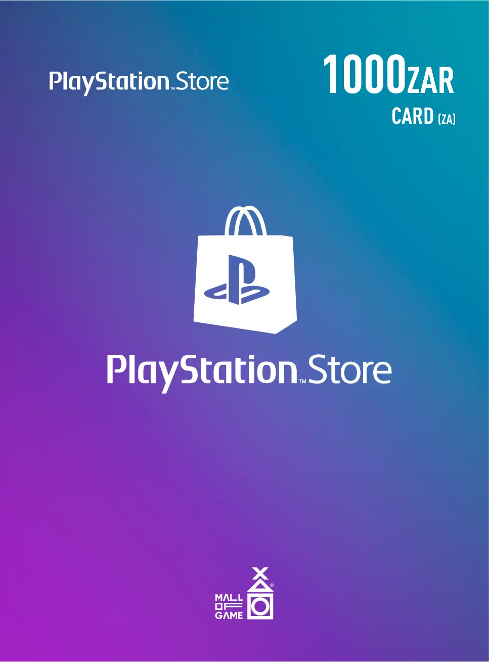 PlayStation™Store ZAR1000 Gift Cards (ZA)